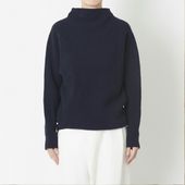 NARU/タスマニアラムウールボトルネックニット